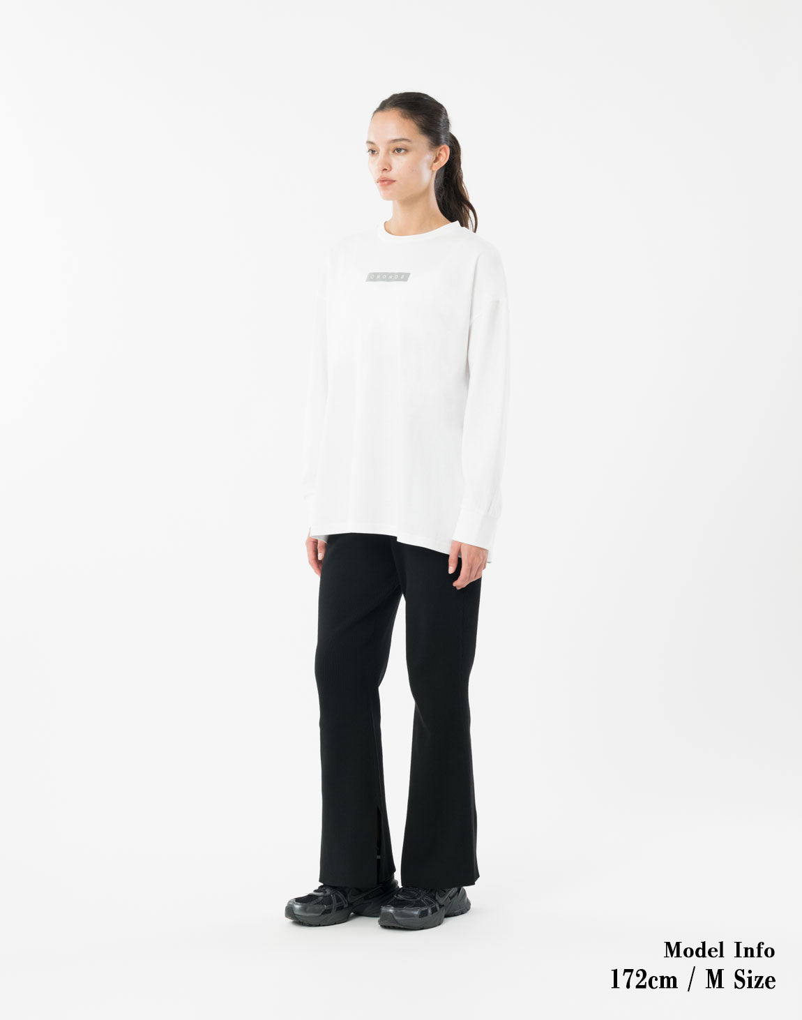 CRONOS WOMEN Reflect LONGSLEEVE【WHITE】