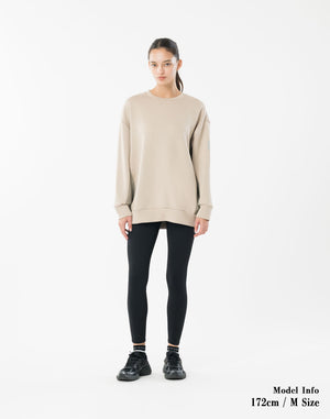 CRONOS WOMEN BoxFit Sweatshirt [BEIGE]