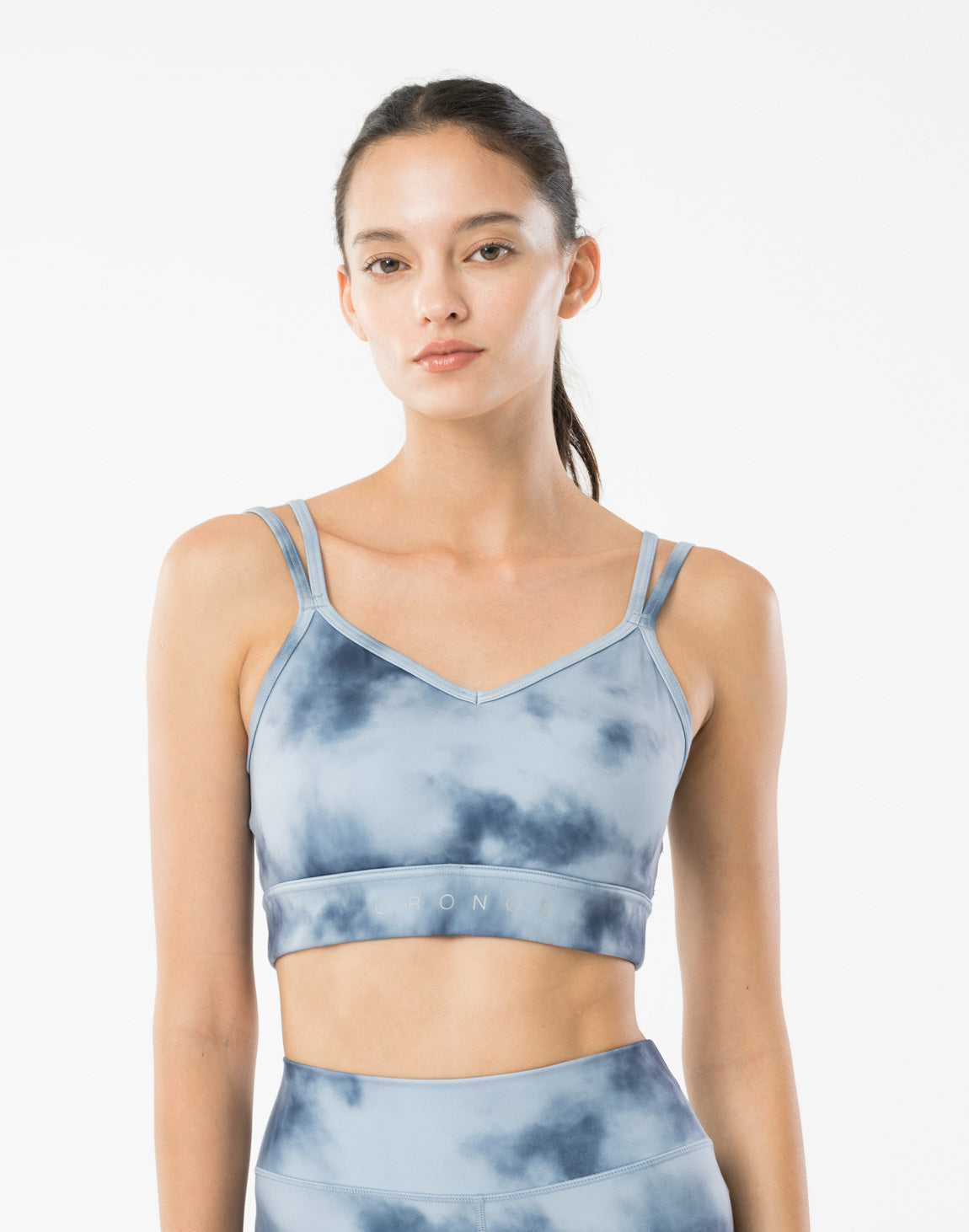 CRONOS WOMEN TIE DYE BRA【BLUE】