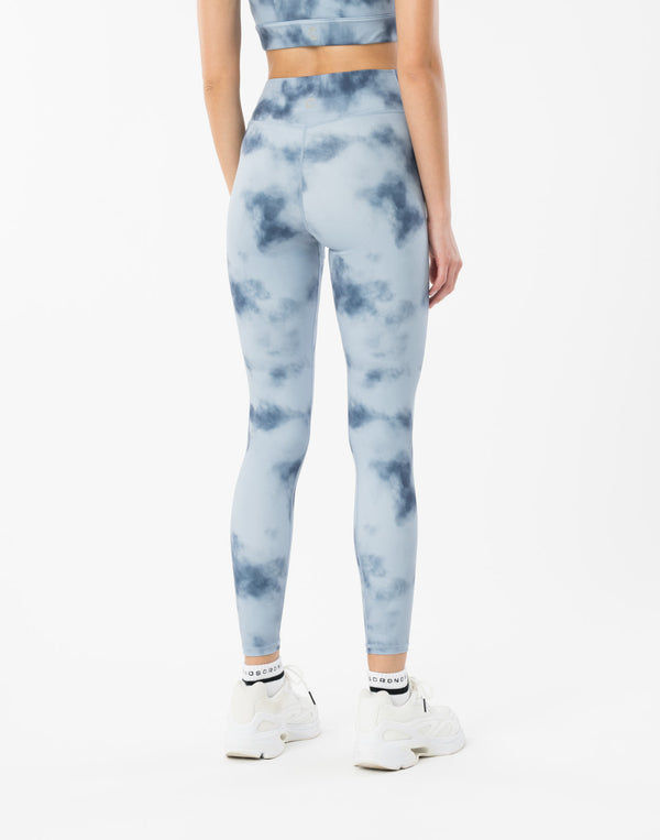 CRONOS WOMEN TIE DYE LEGGINGS【BLUE】