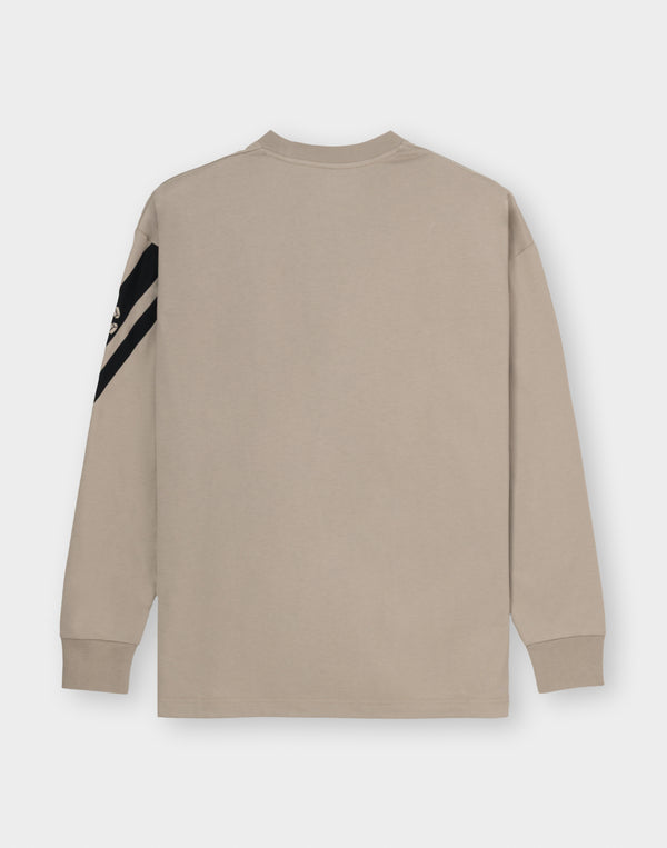 CRONOS CROSSLINE L/S TEE【GREIGE】