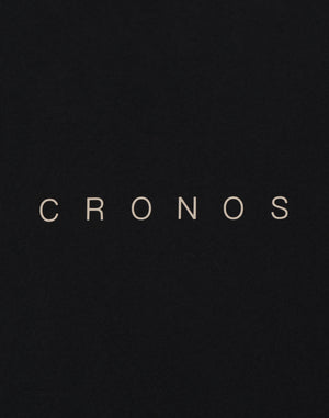 CRONOS CROSSLINE L/S TEE【BLACK×GREIGE】