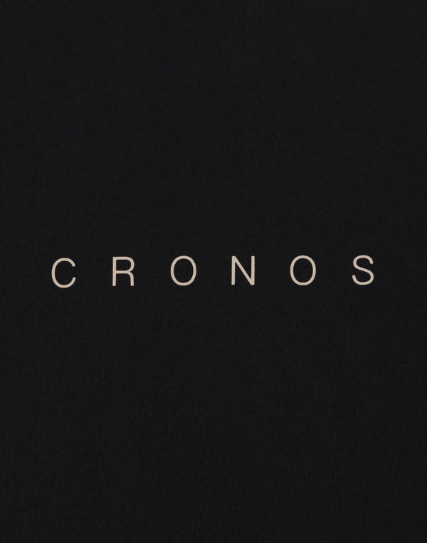 CRONOS CROSSLINE L/S TEE【BLACK×GREIGE】