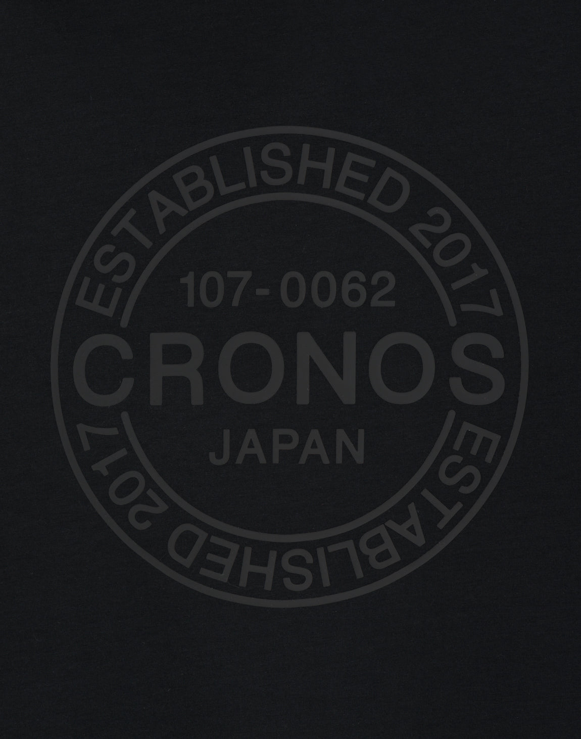 CRONOS CIRCLE LOGO HOODIE【BLACK】