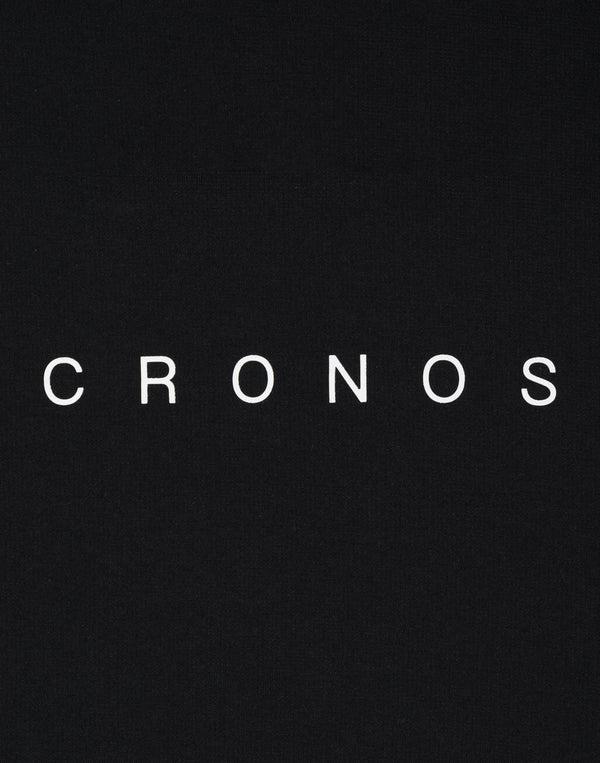 CRONOS TWIN STRIPE HOODIE【BLACK×WHITE】
