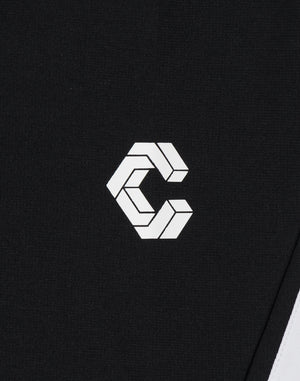 CRONOS TWIN STRIPE HOODIE【BLACK×WHITE】