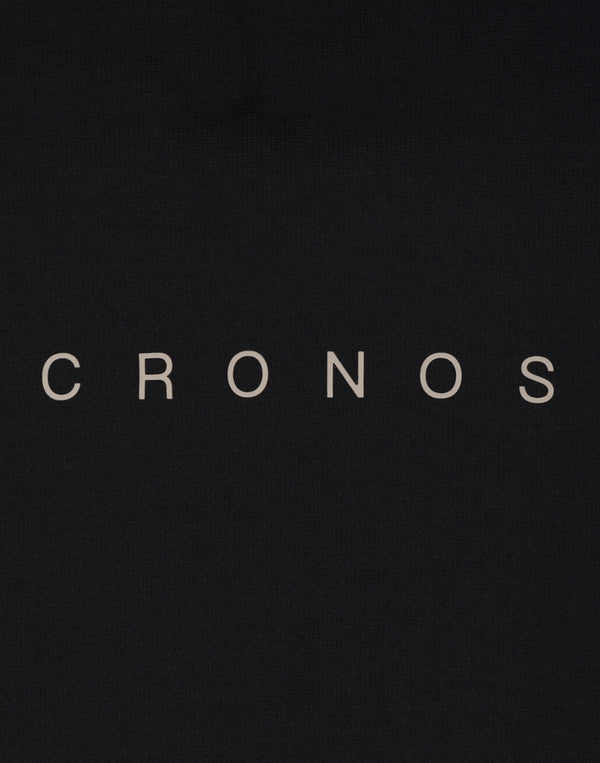 CRONOS TWIN STRIPE HOODIE【BLACK×GREIGE】