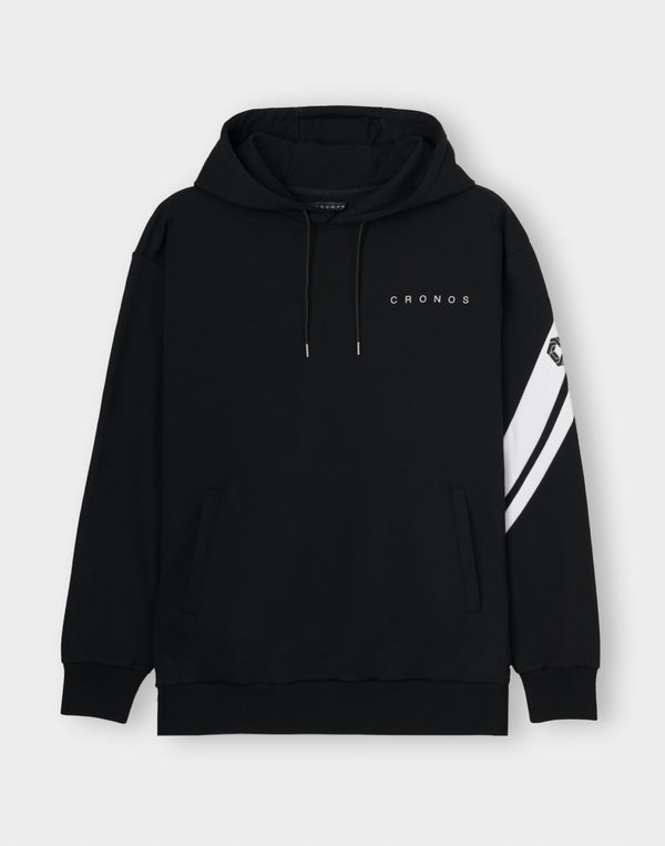 CRONOS CROSSLINE HOODIE【BLACK】