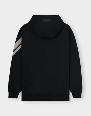 CRONOS CROSSLINE HOODIE【BLACK×GREIGE】