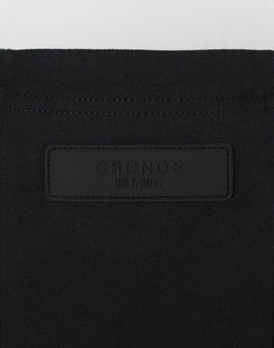 CRONOS CROSSLINE HOODIE【BLACK×GREIGE】