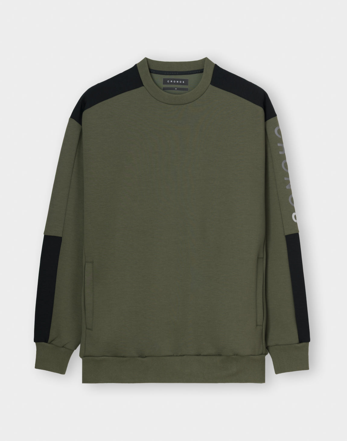 CRONOS メンズトレーナー CRONOS Apex Line SWEAT【KHAKI】