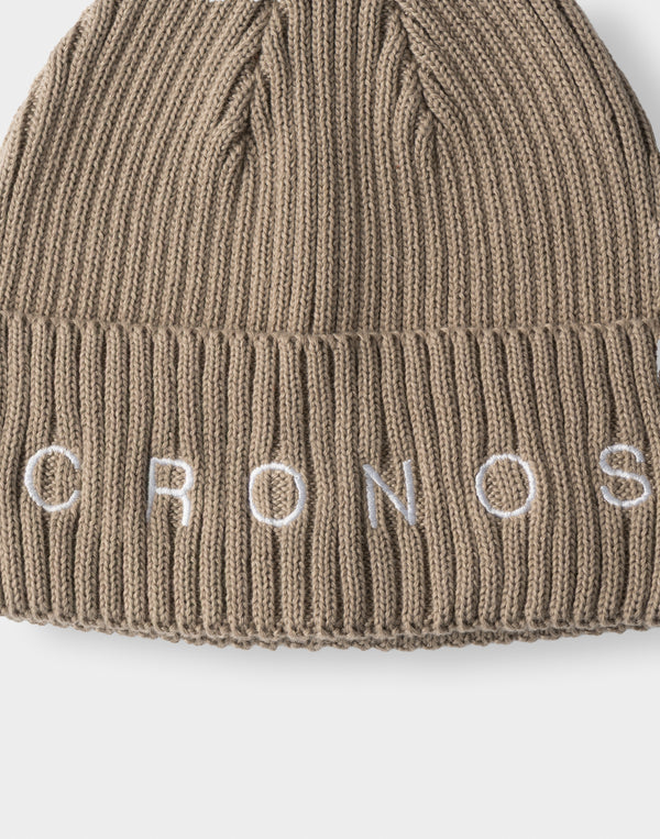 CRONOS  Washable Knit Cap【GREIGE】