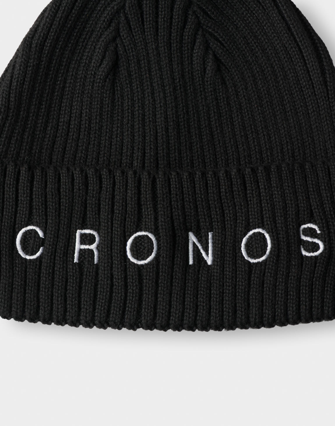 CRONOS Washable Knit Cap【BLACK×WHITE】