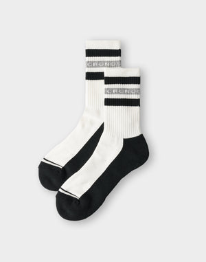 CRONOS Logo Band Socks【WHITE】