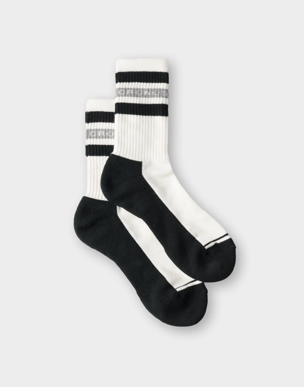 CRONOS Logo Band Socks【WHITE】
