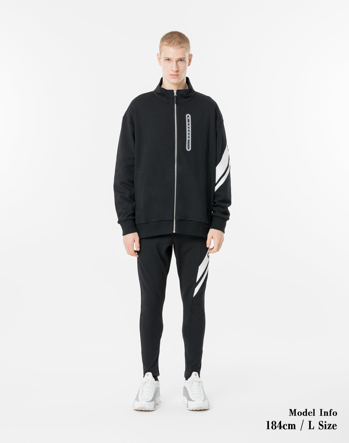 CRONOS スポーツジャケット 黒 CRONOS CROSSLINE BLOUSON【BLACK】