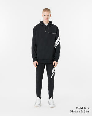 CRONOS CROSSLINE HOODIE【BLACK】