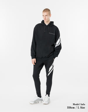 CRONOS CROSSLINE HOODIE【BLACK】