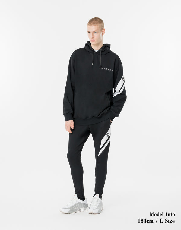 CRONOS CROSSLINE HOODIE【BLACK】