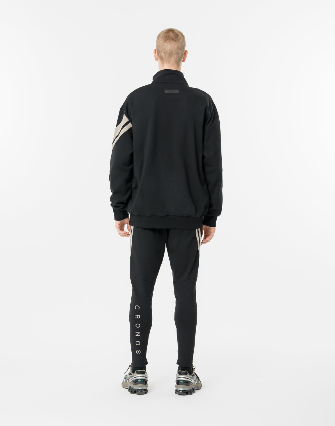 CRONOS CROSSLINE BLOUSON【BLACK×GREIGE】