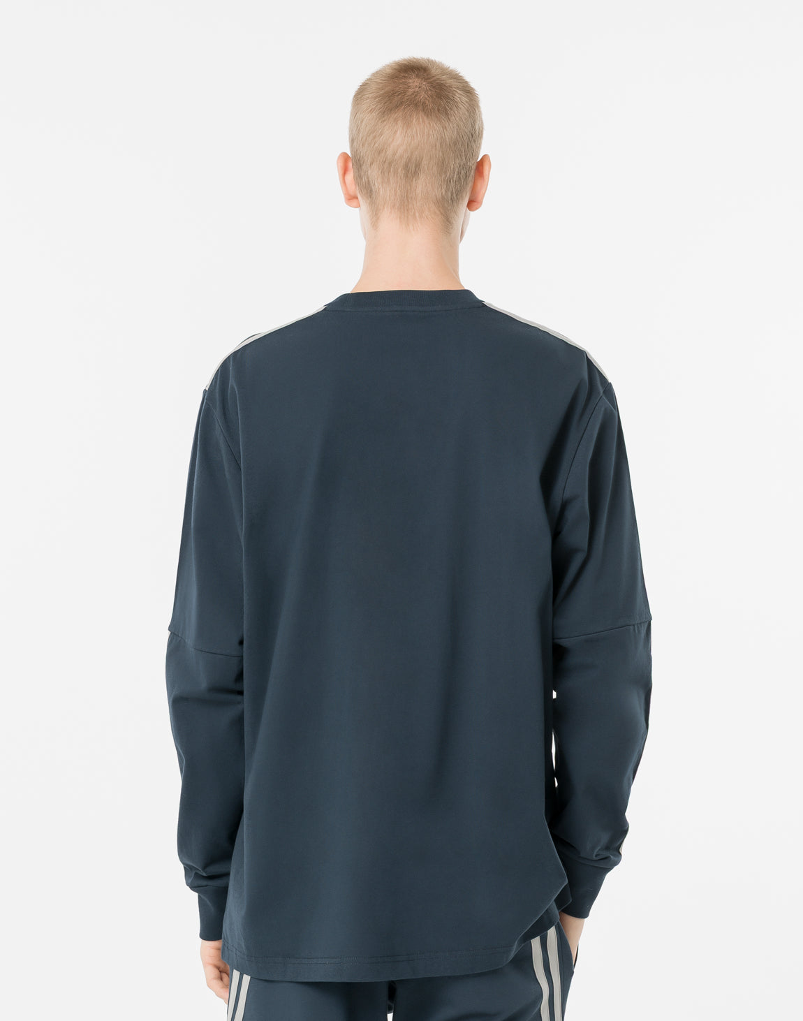 CRONOS TWIN STRIPE L/S TEE【NAVY】