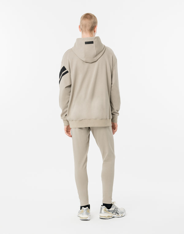 CRONOS CROSSLINE HOODIE【GREIGE】