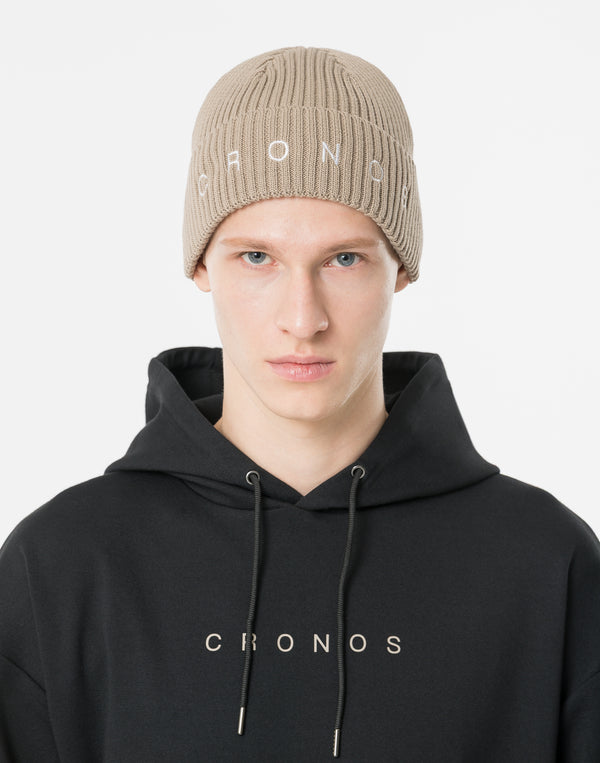 CRONOS  Washable Knit Cap【GREIGE】