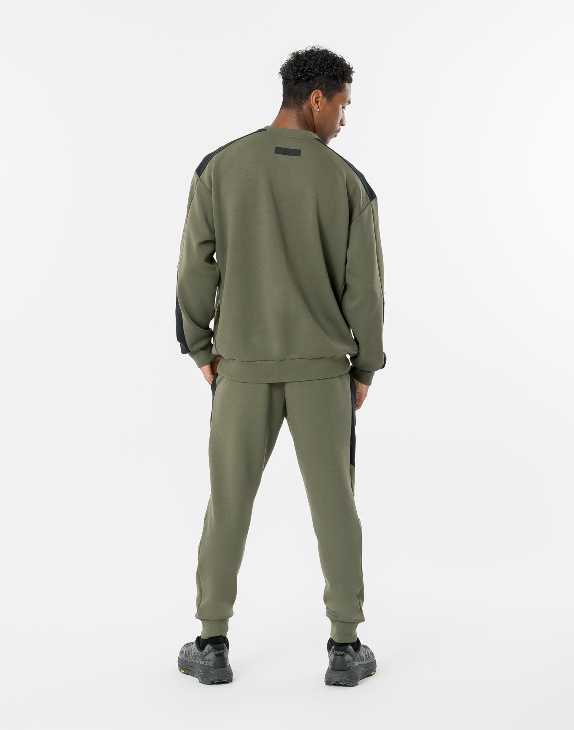 CRONOS メンズトレーナー CRONOS Apex Line SWEAT【KHAKI】