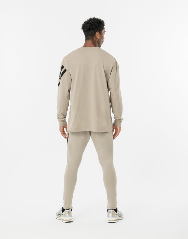 CRONOS CROSSLINE L/S TEE【GREIGE】