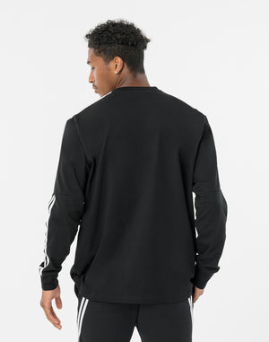 CRONOS TWIN STRIPE L/S TEE【BLACK×WHITE】