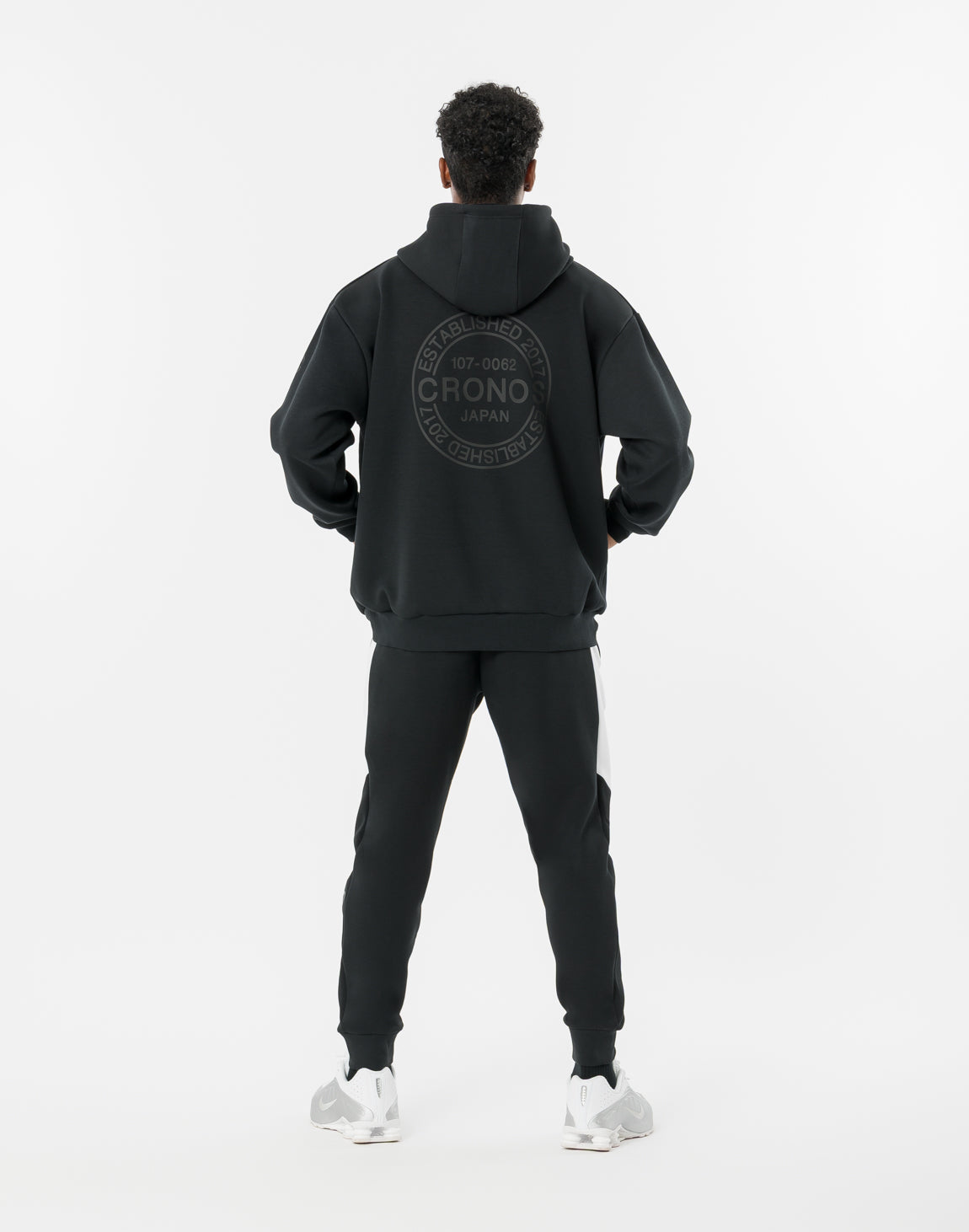 CRONOS CIRCLE LOGO HOODIE [BLACK]