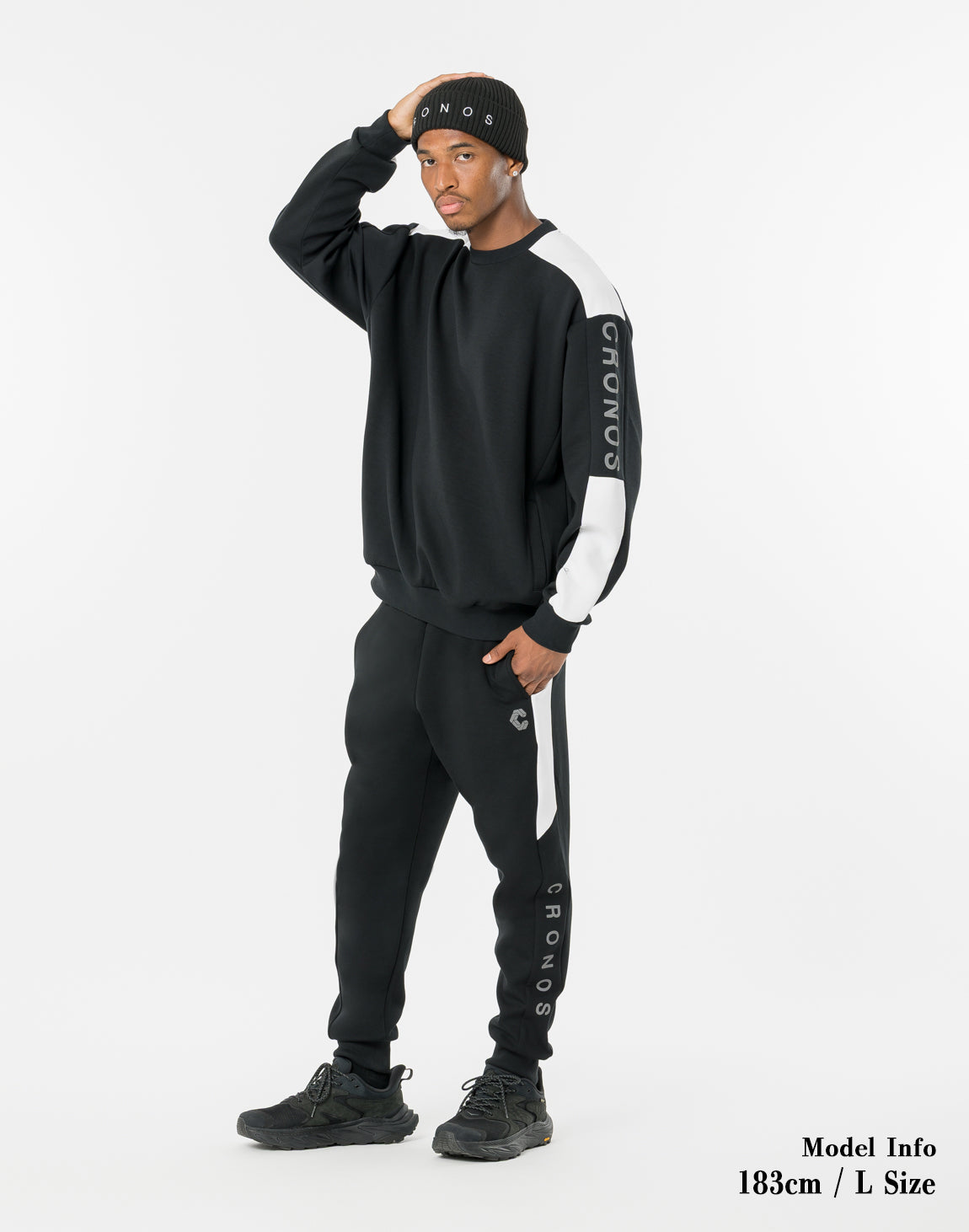 cronos アパレル　スウェット Mサイズ CRONOS Apex Line SWEAT【BLACK】