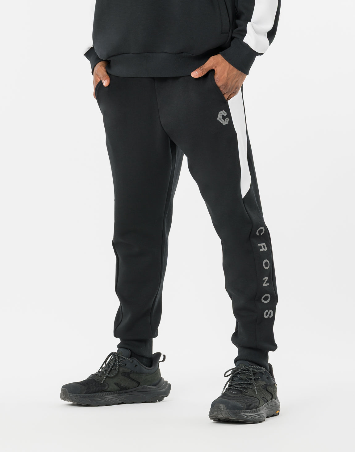 【新品未使用】CRONOS クロノス　ロングパンツ C08-SP CRONOS WINDBREAKER SIDE LOGO LONGPANTS【GRAY】