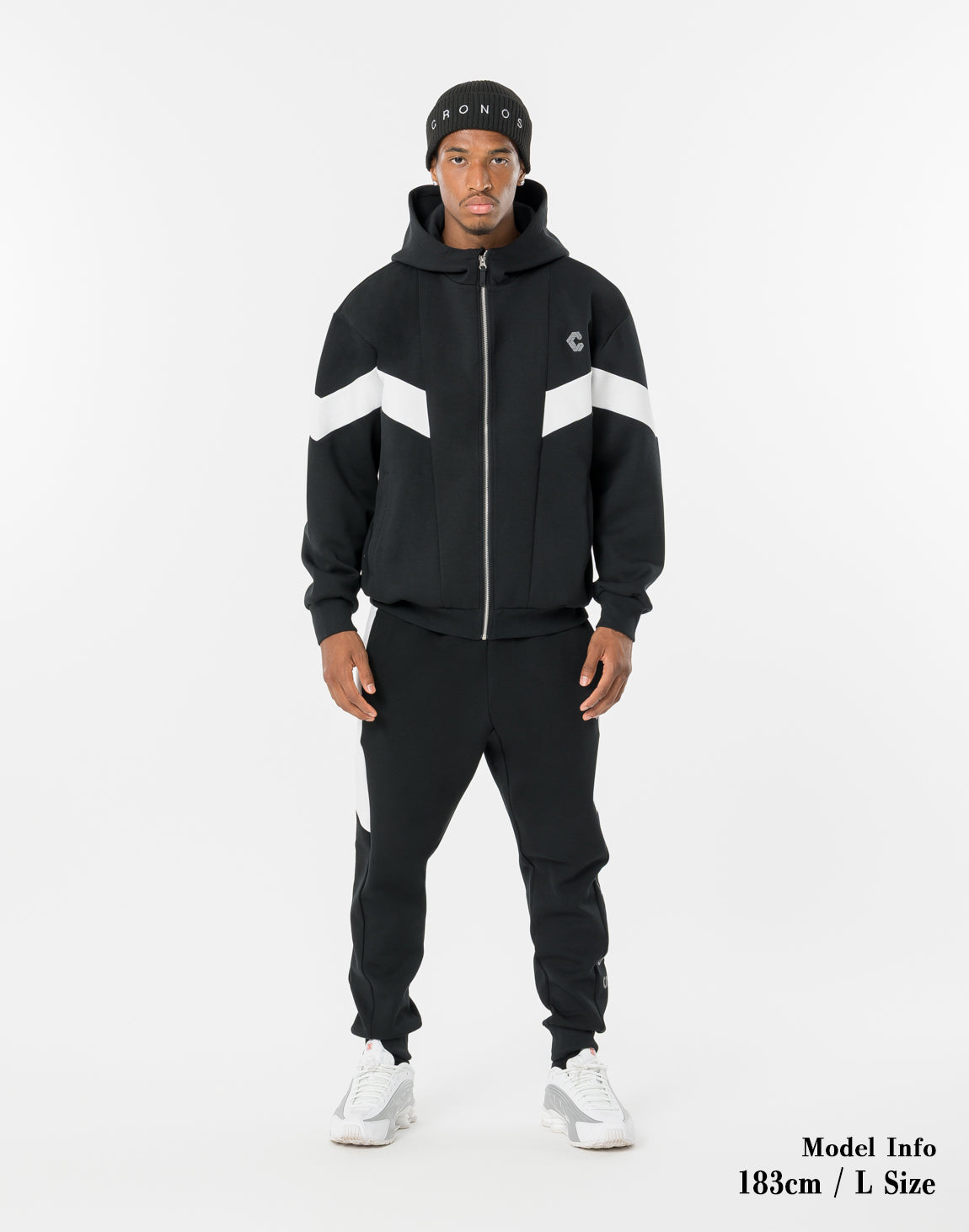CRONOS バーガンディパンツ L CRONOS Apex Line Pants【BLACK】