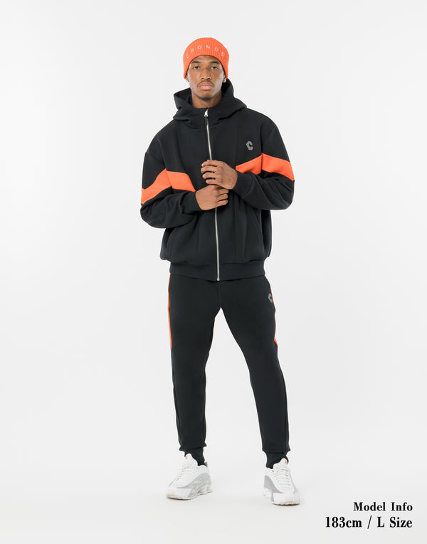 CRONOS Apex Line Zip Foodie【BLACK×ORANGE】
