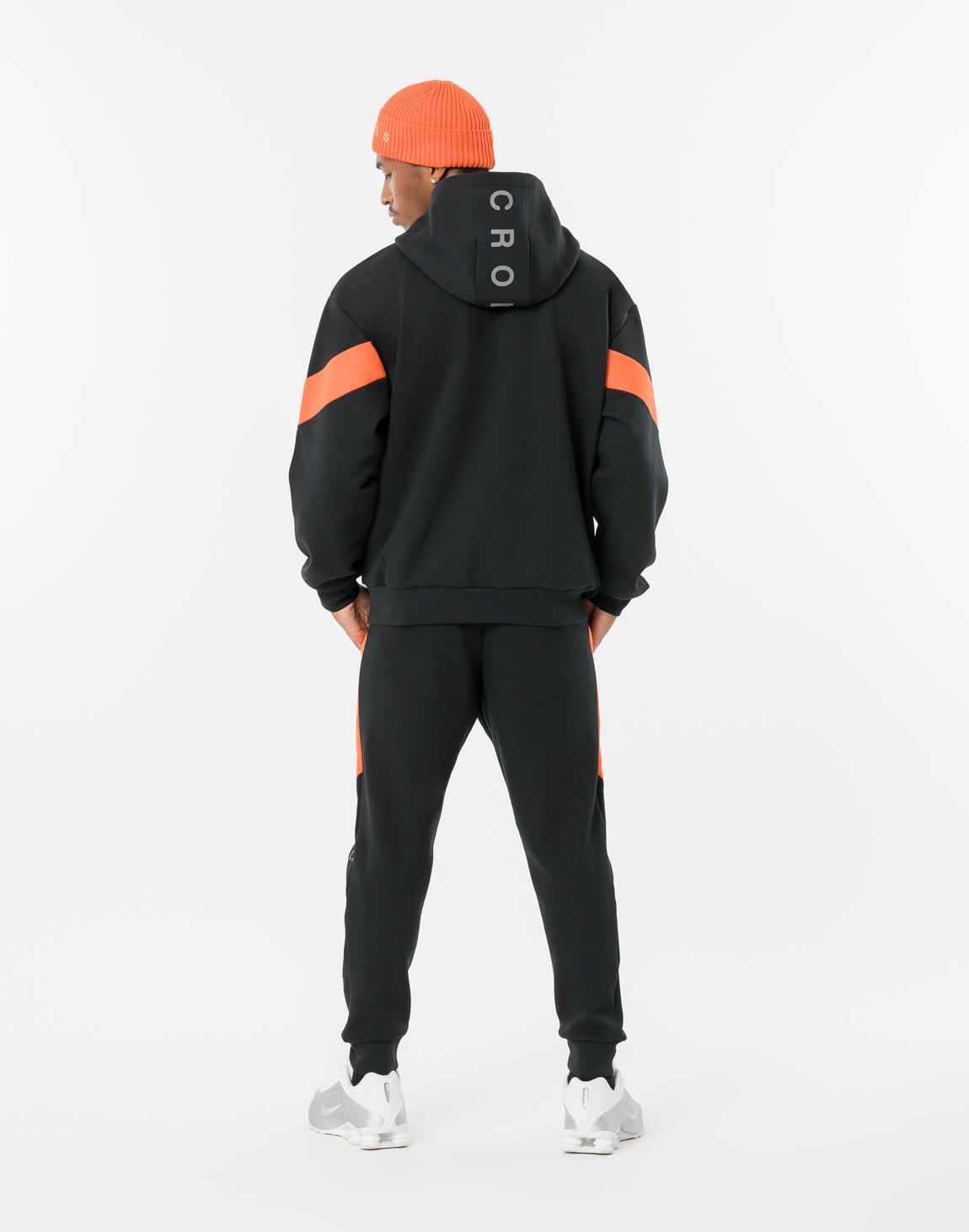 CRONOS APEX LINE ZIP FOODIE PANTS セットアップ CRONOS Apex Line Zip Foodie【BLACK×ORANGE】