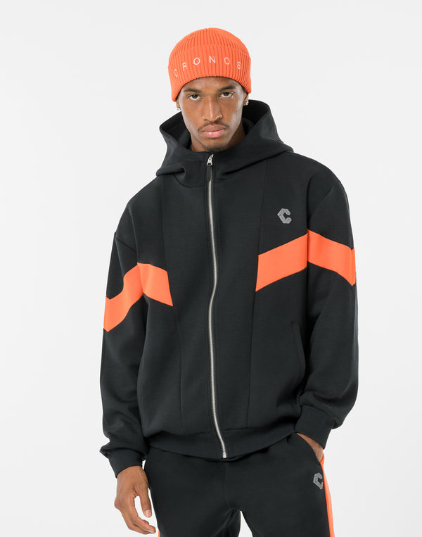 CRONOS Apex Line Zip Foodie【BLACK×ORANGE】