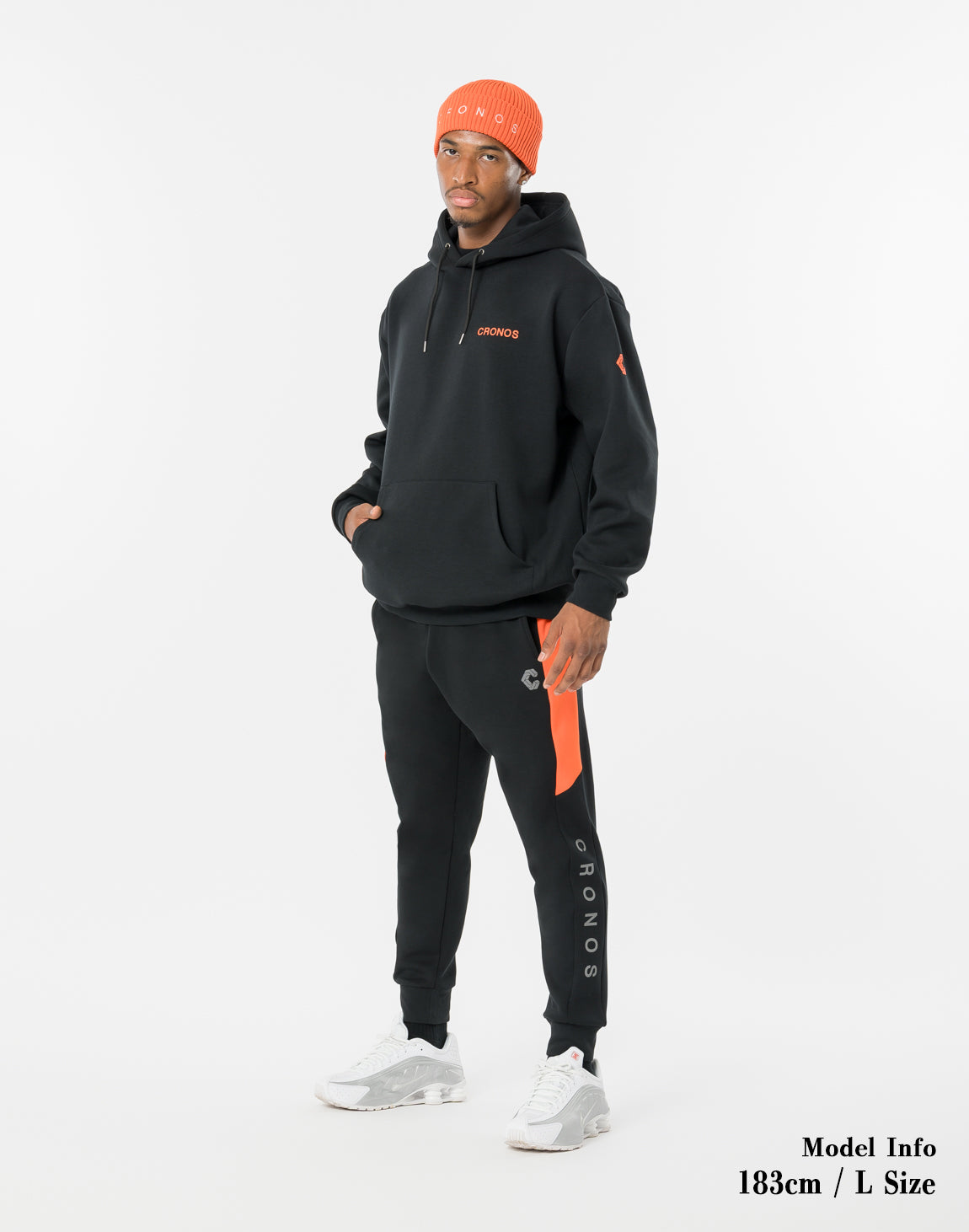 CRONOS Apex Line Pants【BLACK×ORANGE】