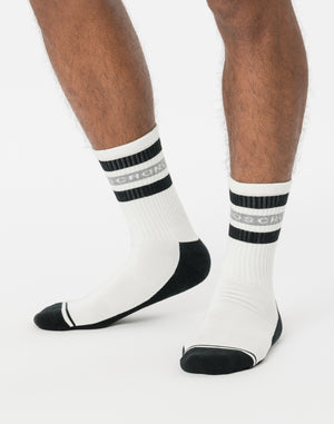 CRONOS Logo Band Socks【WHITE】