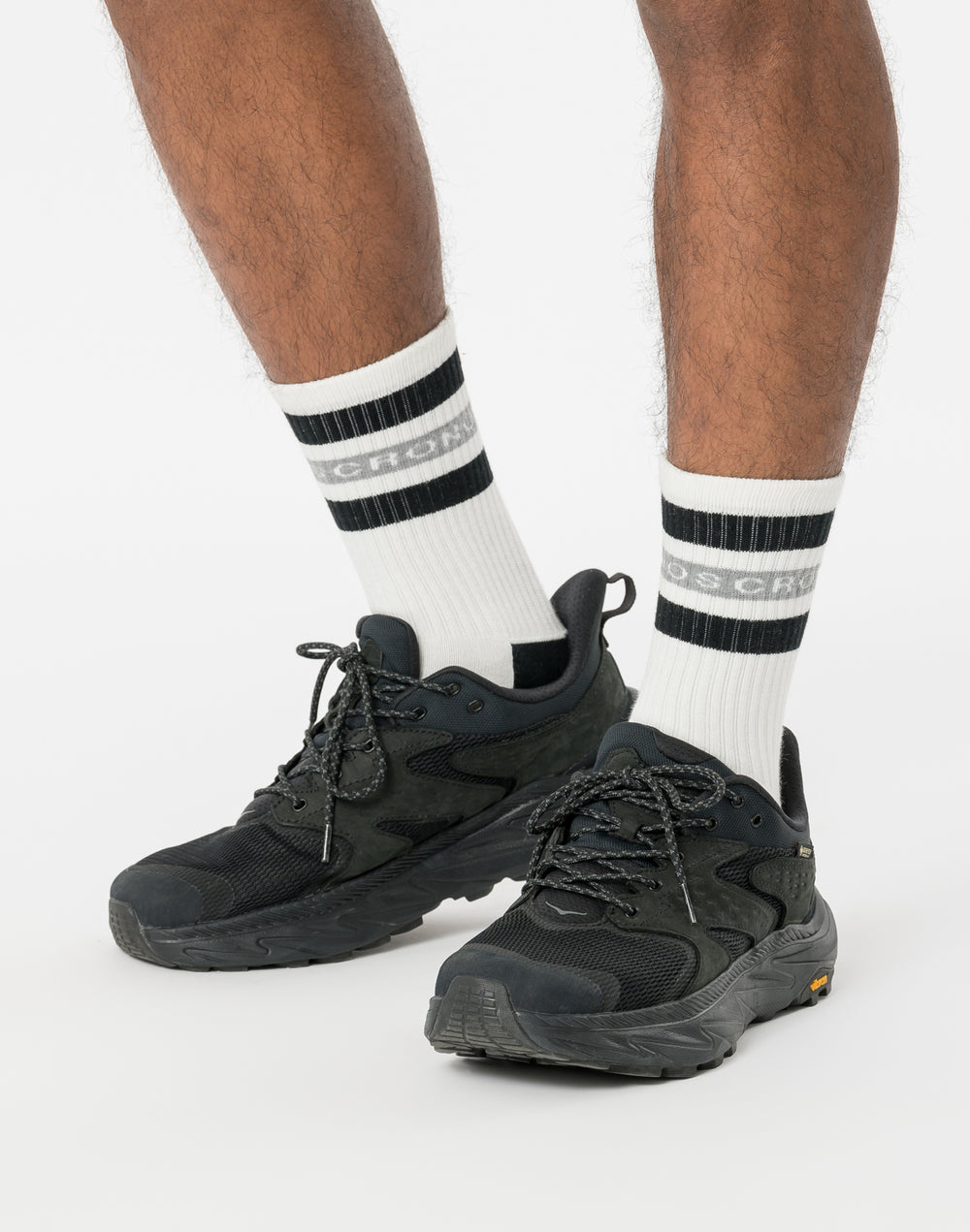 CRONOS Logo Band Socks【WHITE】