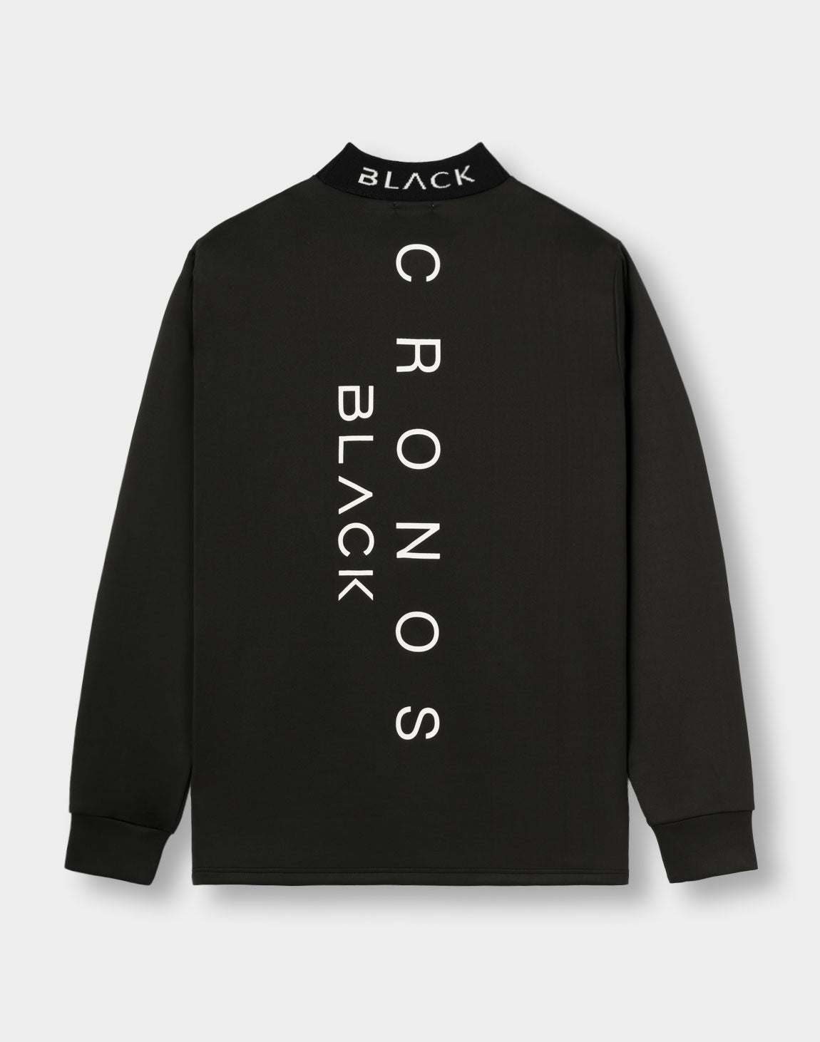 CRONOS BLACK PUREFORM MOCK L/S TEE【BLACK】