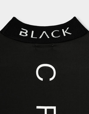 CRONOS BLACK PUREFORM MOCK L/S TEE【BLACK】
