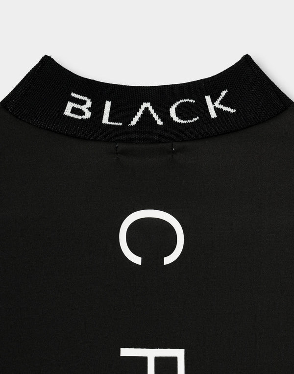 CRONOS BLACK PUREFORM MOCK L/S TEE【BLACK】