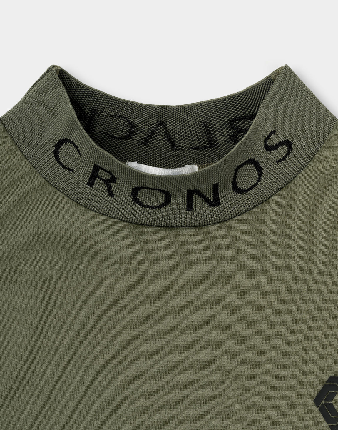 CRONOS BLACK PUREFORM MOCK L/S TEE【KHAKI】