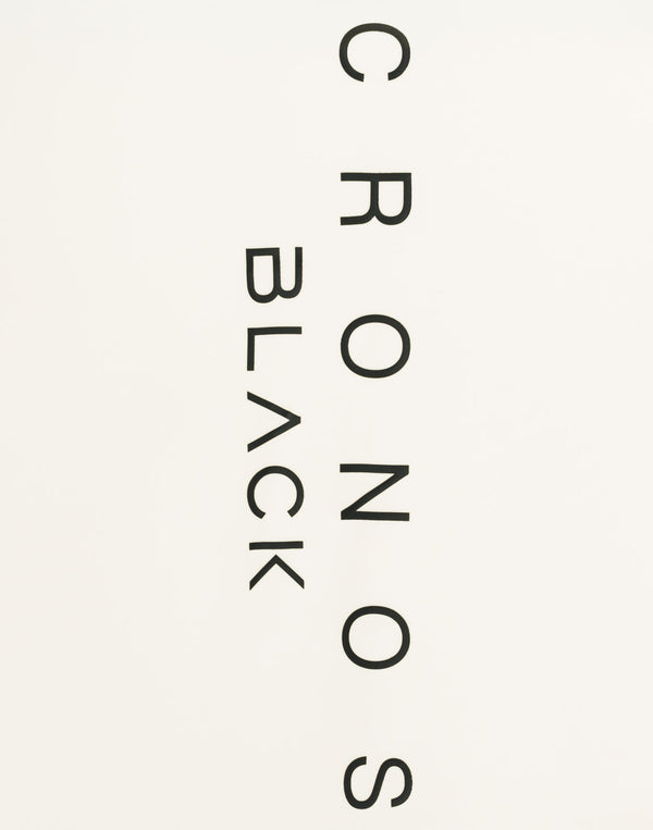 CRONOS BLACK PUREFORM MOCK L/S TEE【WHITE】