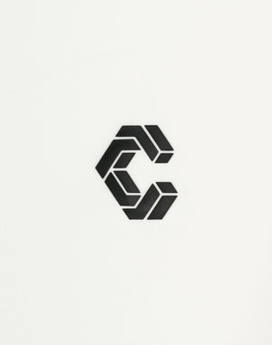 CRONOS BLACK TENSION MOCK SWEAT【M.WHITE】