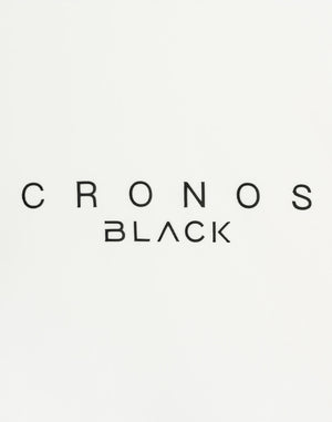 CRONOS BLACK TENSION MOCK SWEAT【M.WHITE】