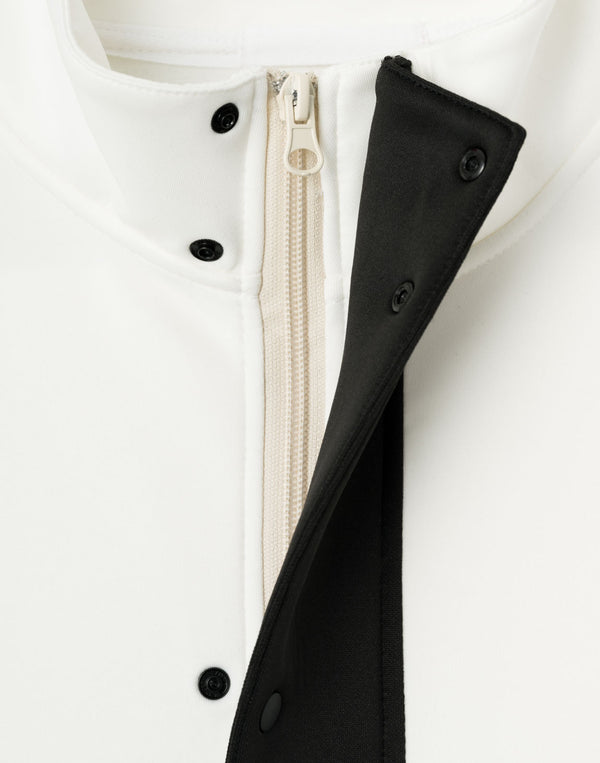 CRONOS BLACK SHIFT BLOUSON【M.WHITE】