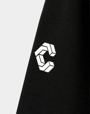 CRONOS BLACK SHIFT HOODIE【BLACK】