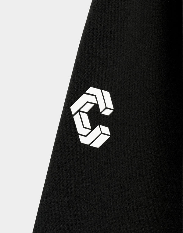 CRONOS BLACK SHIFT HOODIE【BLACK】